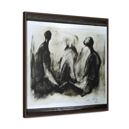 Palaeolithic Prayer 8, Valentinii, Gallery Canvas Wraps, Square Frame