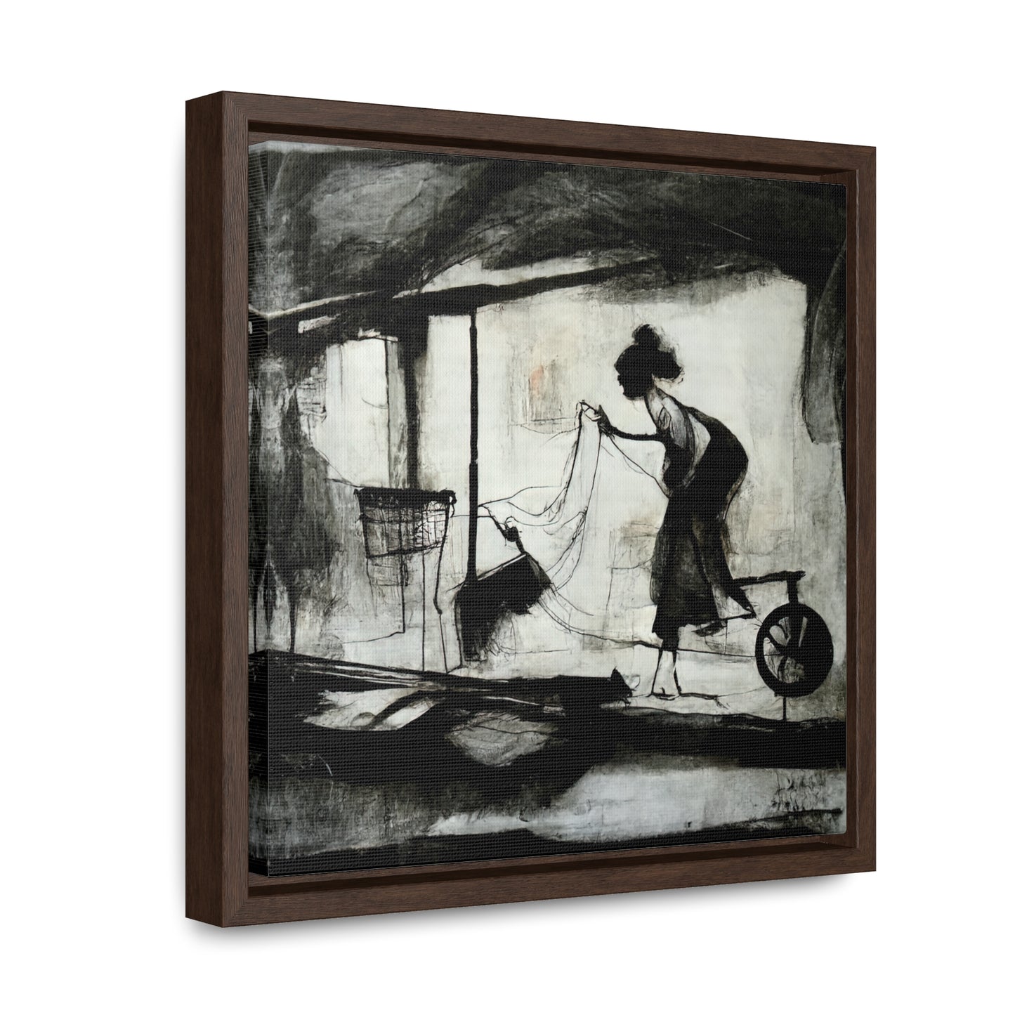 Domestic Memories 31, Valentinii, Gallery Canvas Wraps, Square Frame