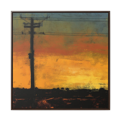 Land of the Sun 84, Valentinii, Gallery Canvas Wraps, Square Frame