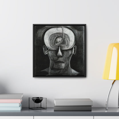 Brain 39, Valentinii, Gallery Canvas Wraps, Square Frame