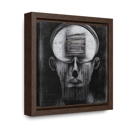 Brain 48, Valentinii, Gallery Canvas Wraps, Square Frame