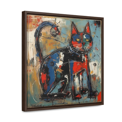 Cat 87, Gallery Canvas Wraps, Square Frame