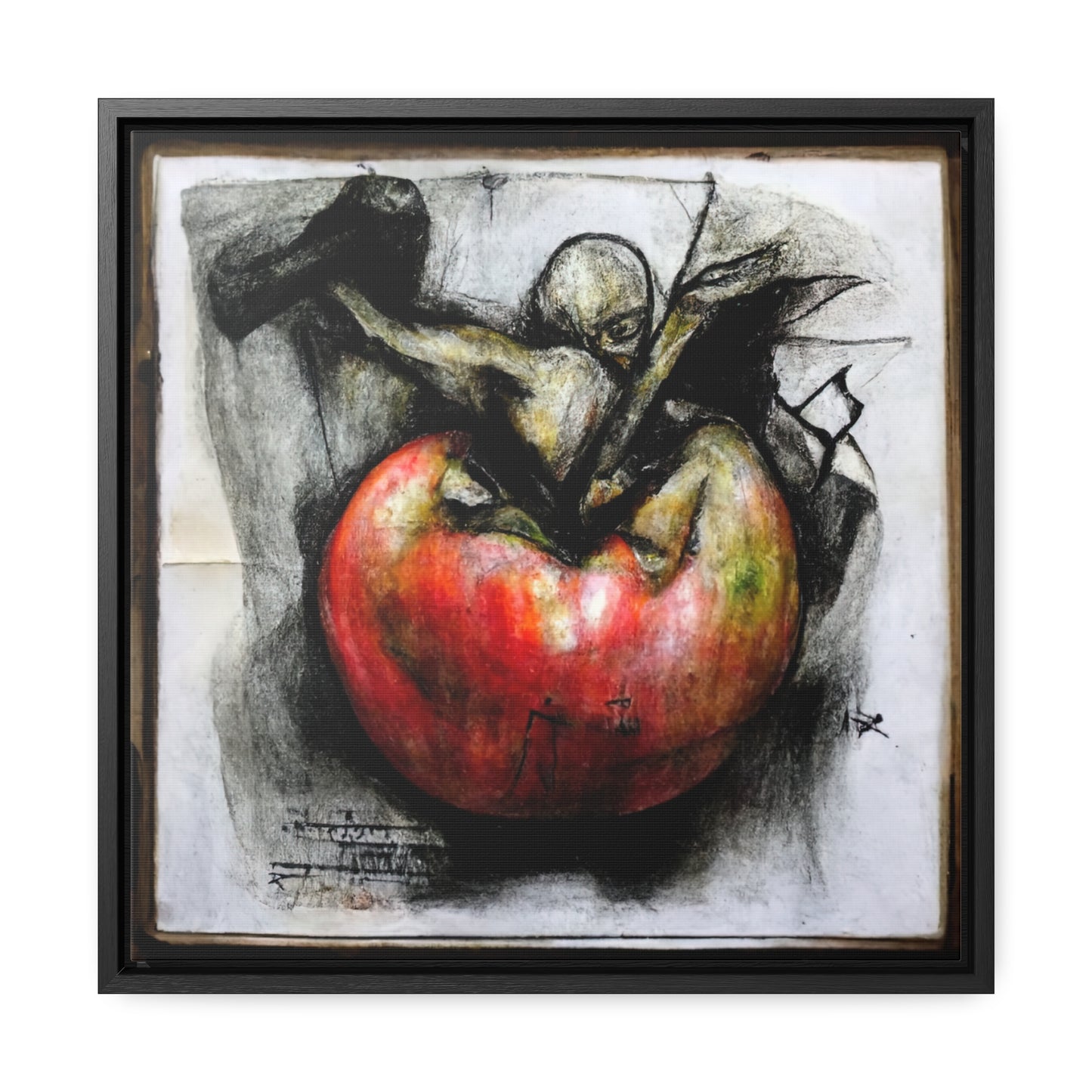 Apple 27, Valentinii, Gallery Canvas Wraps, Square Frame