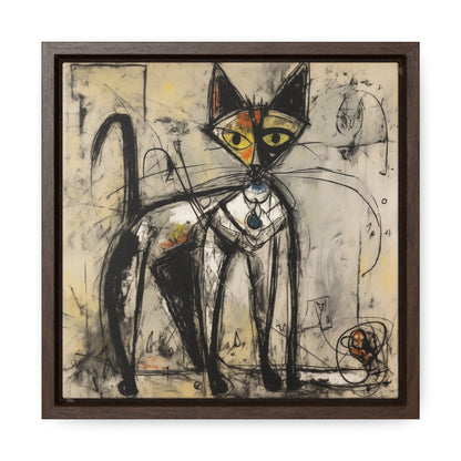 Cat 51, Gallery Canvas Wraps, Square Frame