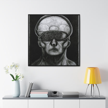 Brain 30, Valentinii, Gallery Canvas Wraps, Square Frame