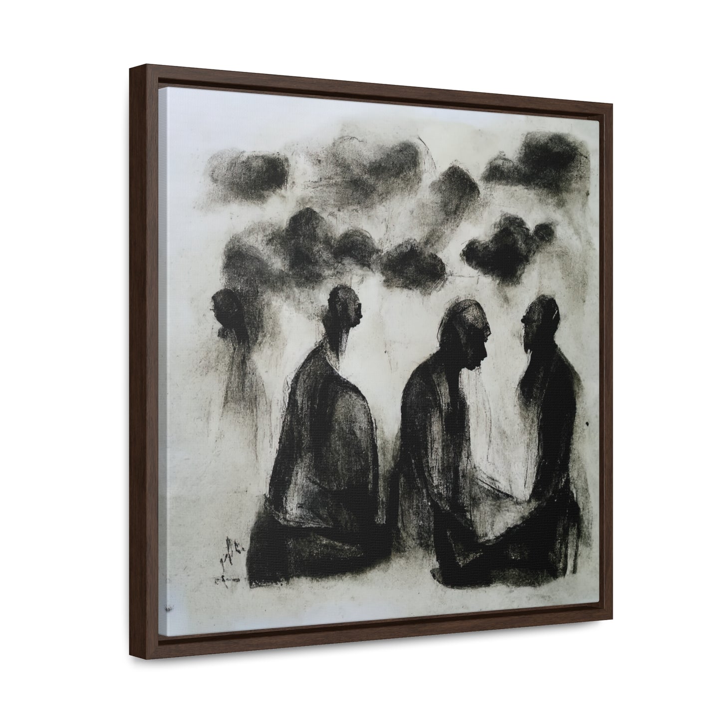 Palaeolithic Prayer 11, Valentinii, Gallery Canvas Wraps, Square Frame