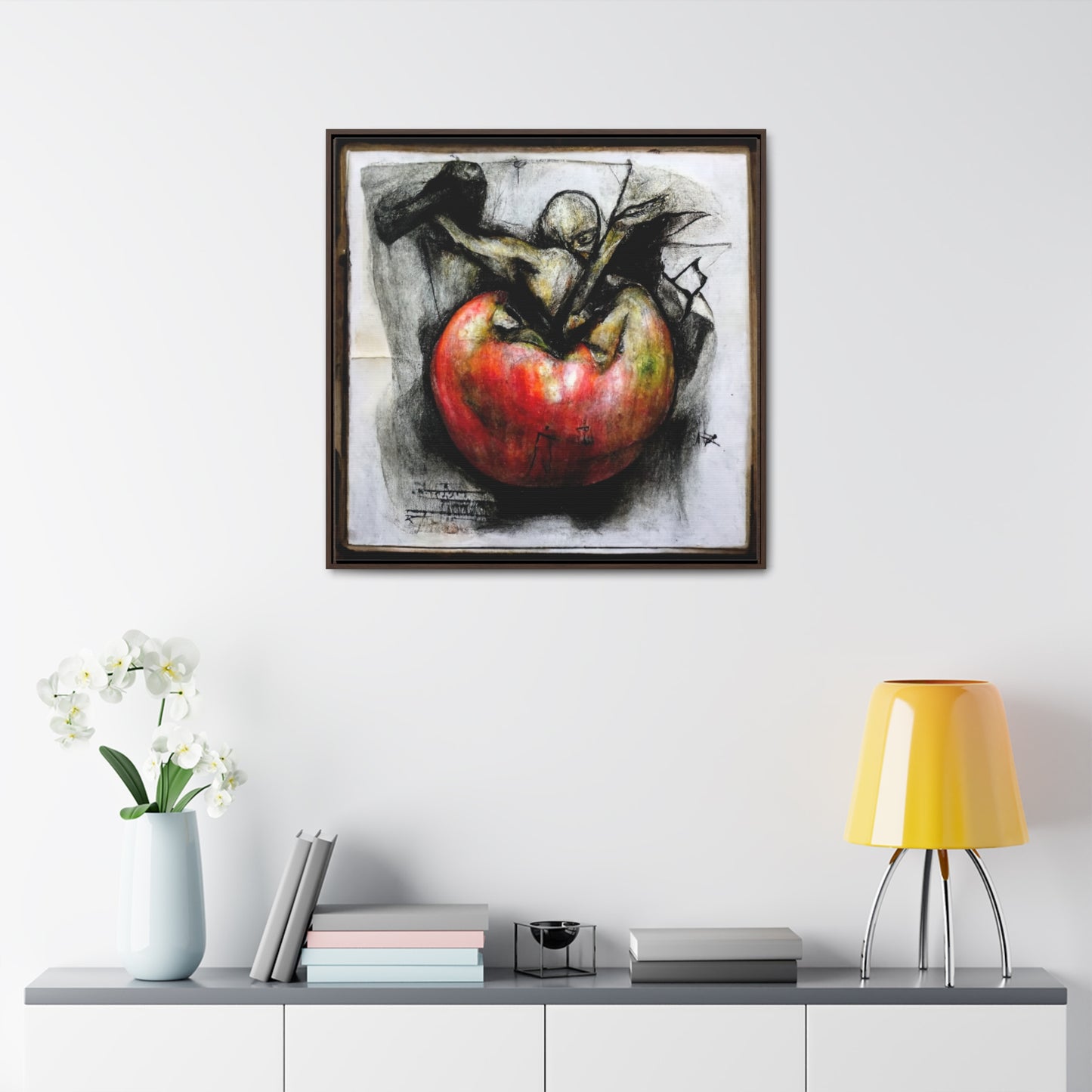 Apple 27, Valentinii, Gallery Canvas Wraps, Square Frame