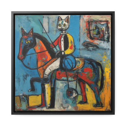 Cat 112, Gallery Canvas Wraps, Square Frame