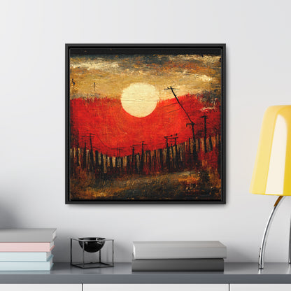 Land of the Sun 19, Valentinii, Gallery Canvas Wraps, Square Frame