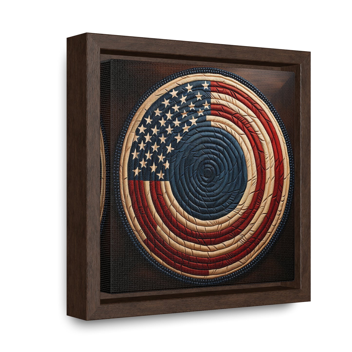 Flag 15, Gallery Canvas Wraps, Square Frame