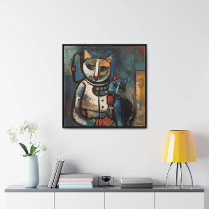 Cat 29, Gallery Canvas Wraps, Square Frame