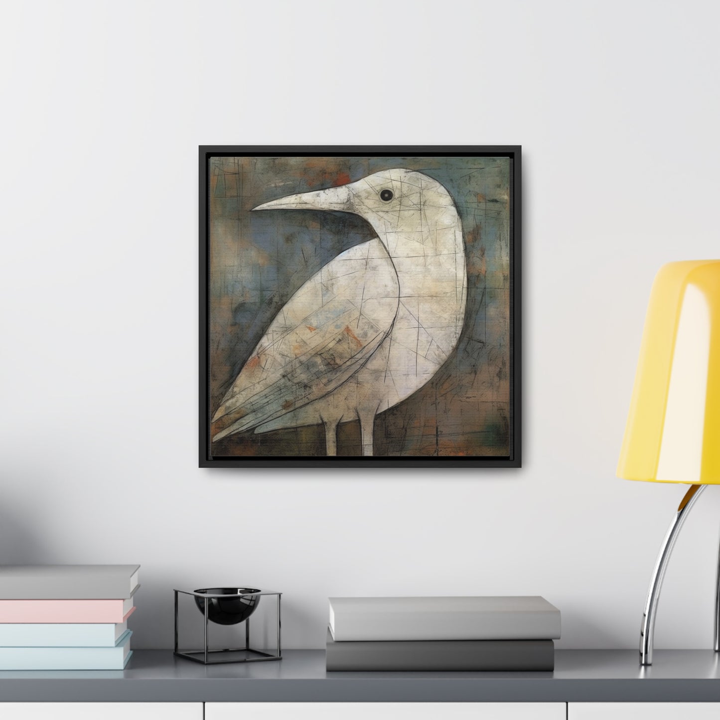 Bird 9, Gallery Canvas Wraps, Square Frame