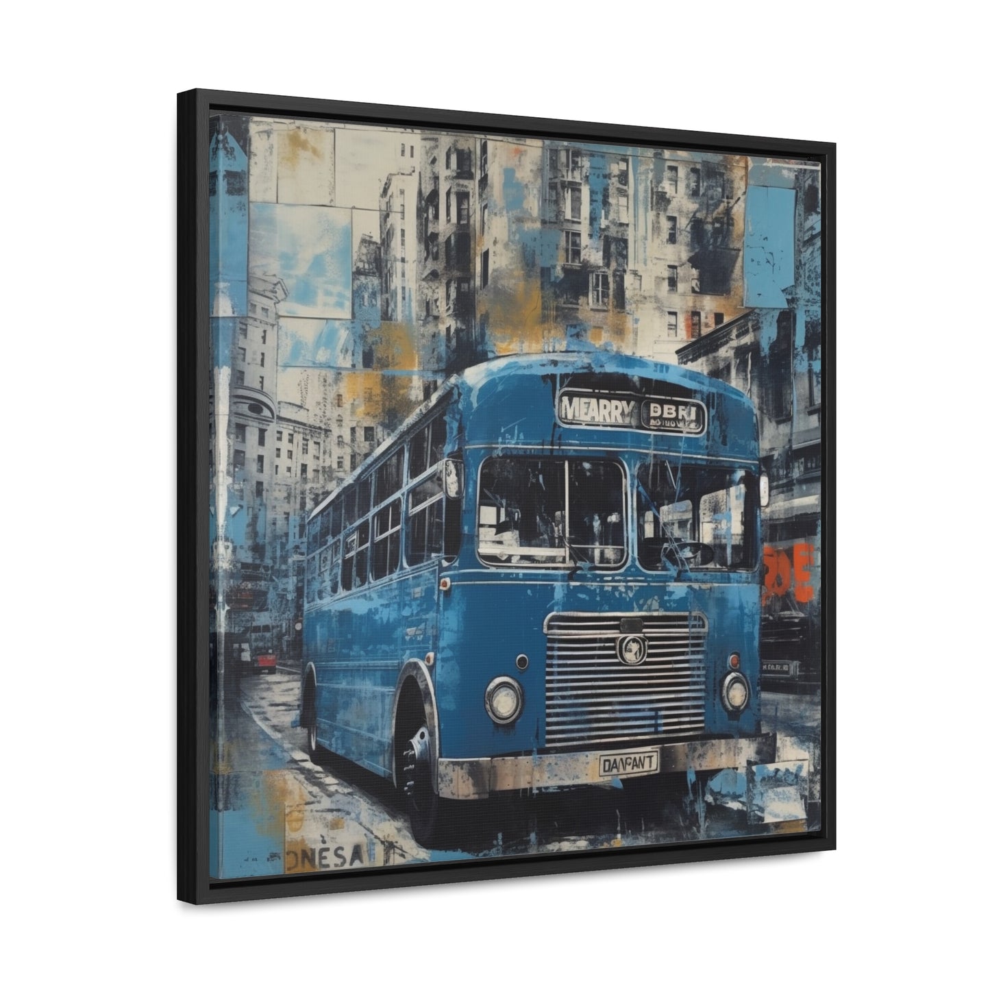 USA 5, Gallery Canvas Wraps, Square Frame