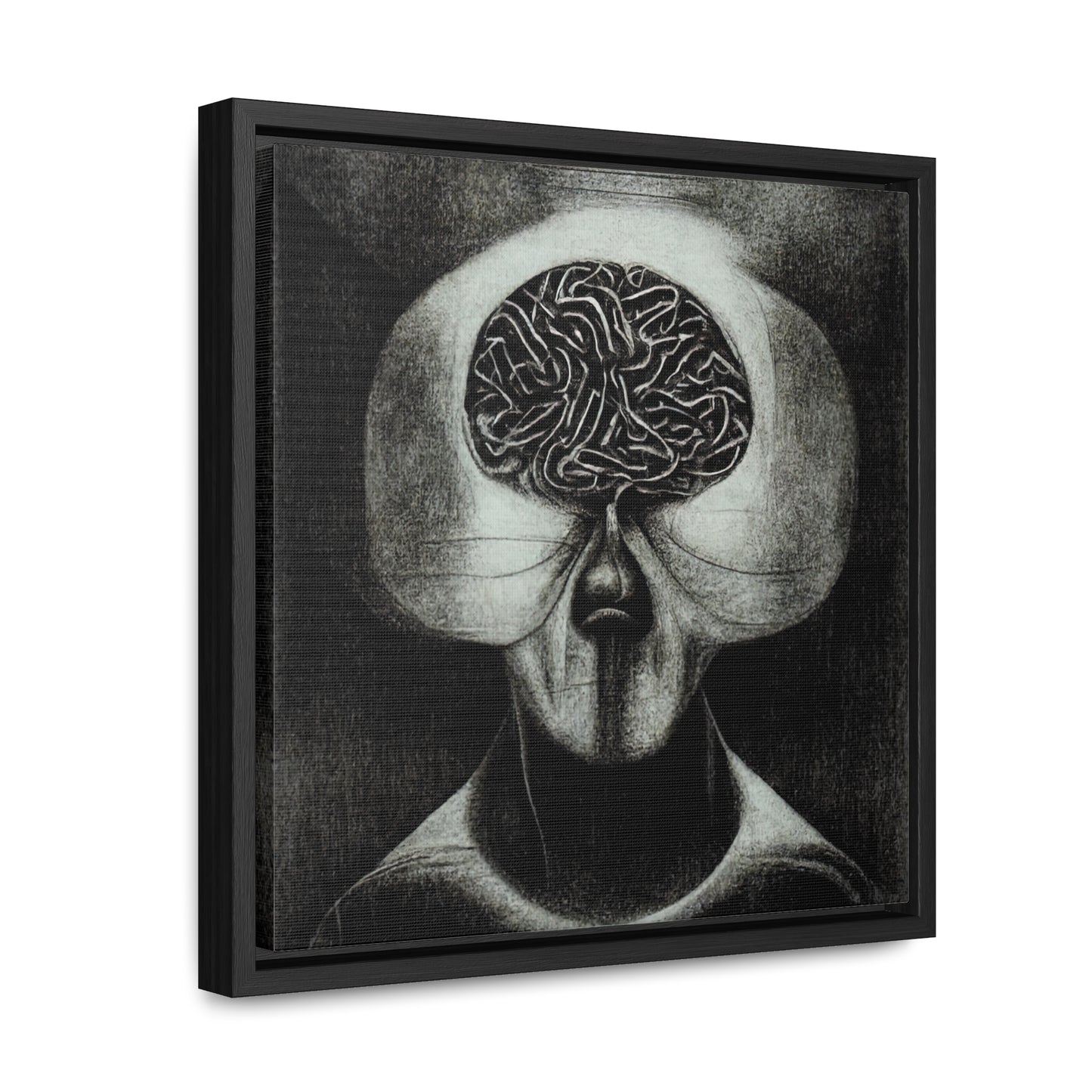 Brain 38, Valentinii, Gallery Canvas Wraps, Square Frame