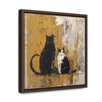 Cat 13, Gallery Canvas Wraps, Square Frame