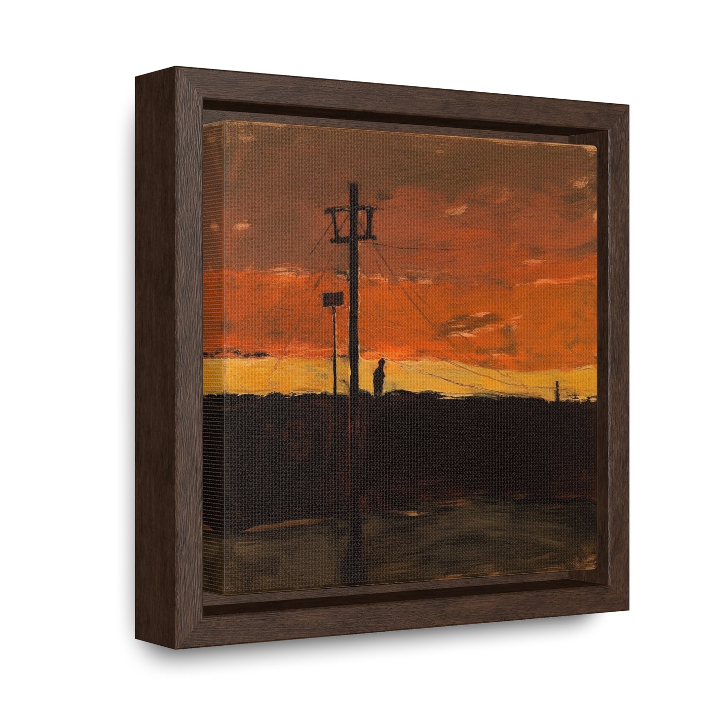 Land of the Sun 79, Valentinii, Gallery Canvas Wraps, Square Frame