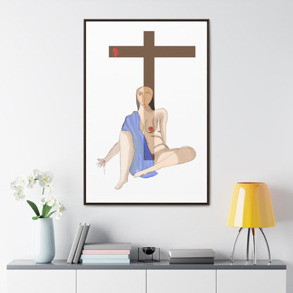 Cross, Original Eduard Pavel, Gallery Canvas Wraps, Vertical Frame