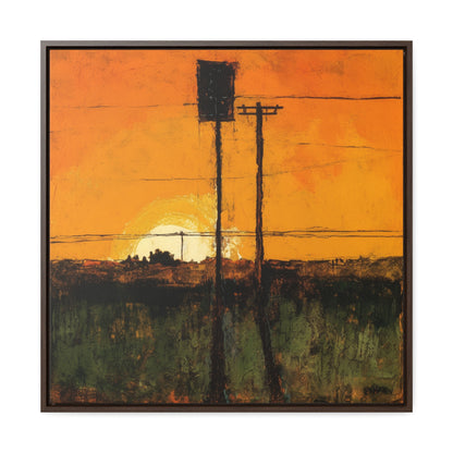 Land of the Sun 84, Valentinii, Gallery Canvas Wraps, Square Frame