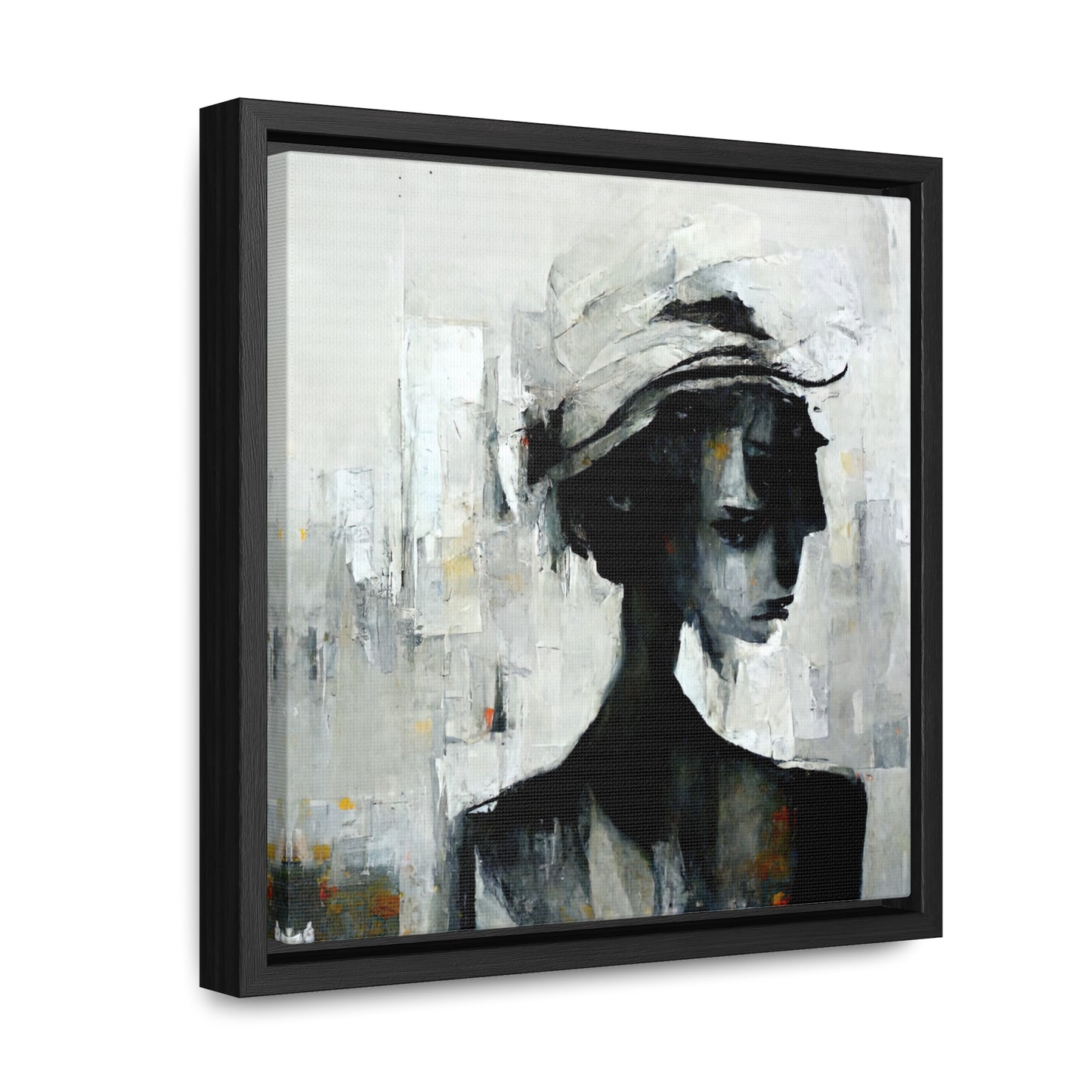 Forgotten Face 5, Valentinii, Gallery Canvas Wraps, Square Frame