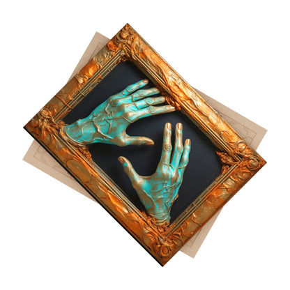 Hands 90, Ceramic Photo Tile