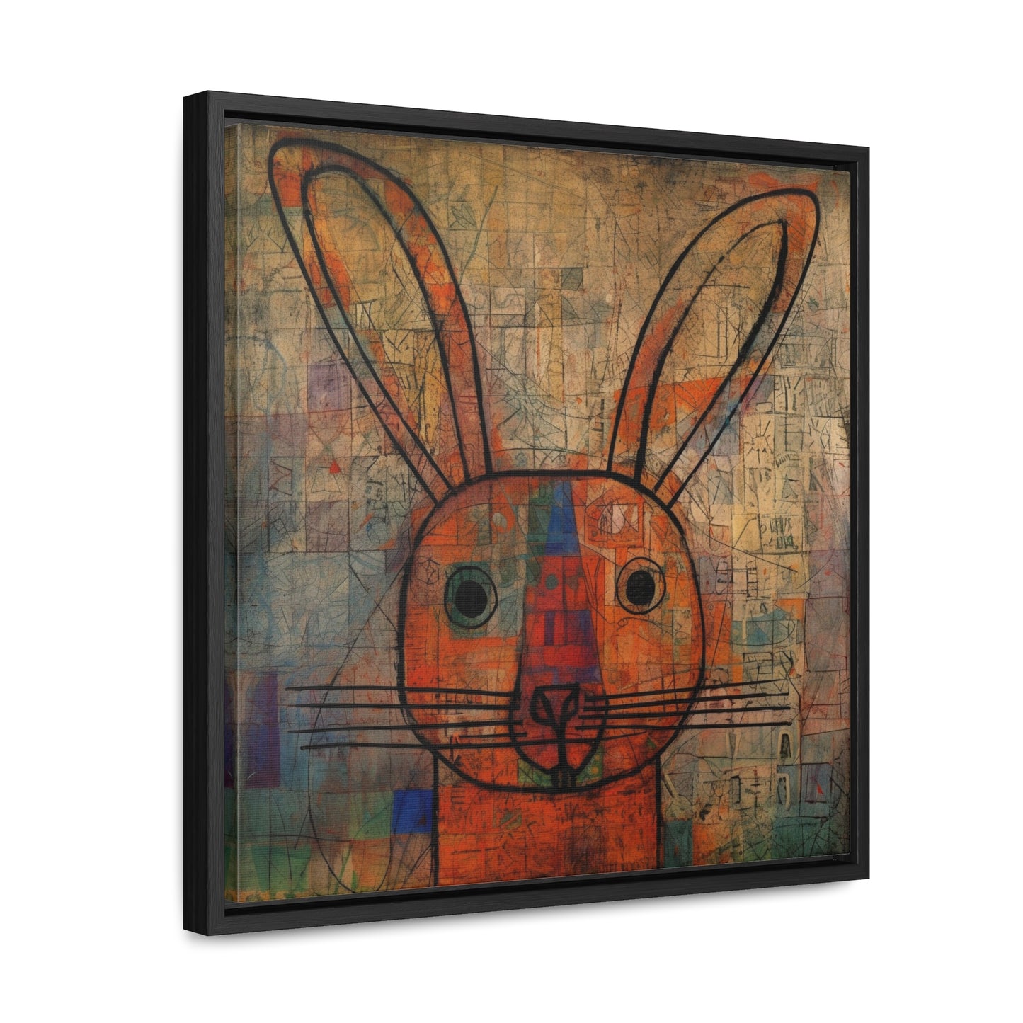 Rabbit 6, Gallery Canvas Wraps, Square Frame