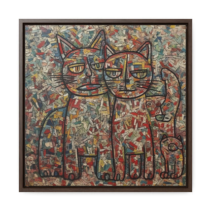 Cat 4, Gallery Canvas Wraps, Square Frame