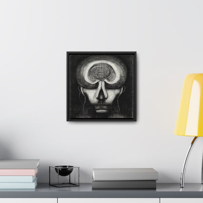 Brain 57, Valentinii, Gallery Canvas Wraps, Square Frame