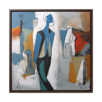 Sad Man 28, Valentinii, Gallery Canvas Wraps, Square Frame