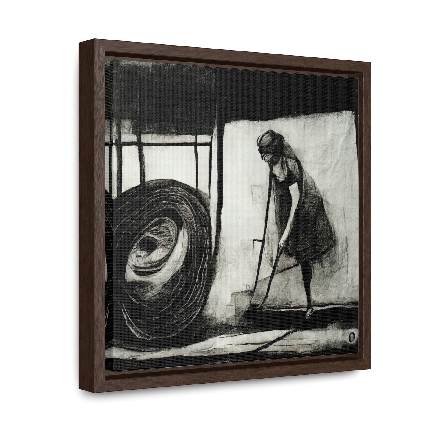 Domestic Memories 42, Valentinii, Gallery Canvas Wraps, Square Frame