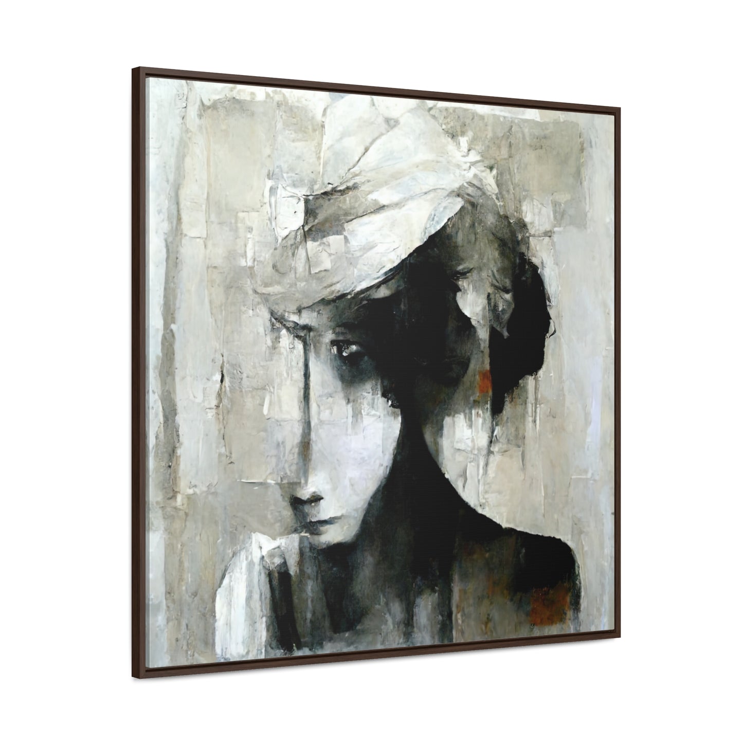 Forgotten face 2, Valentinii, Gallery Canvas Wraps, Square Frame