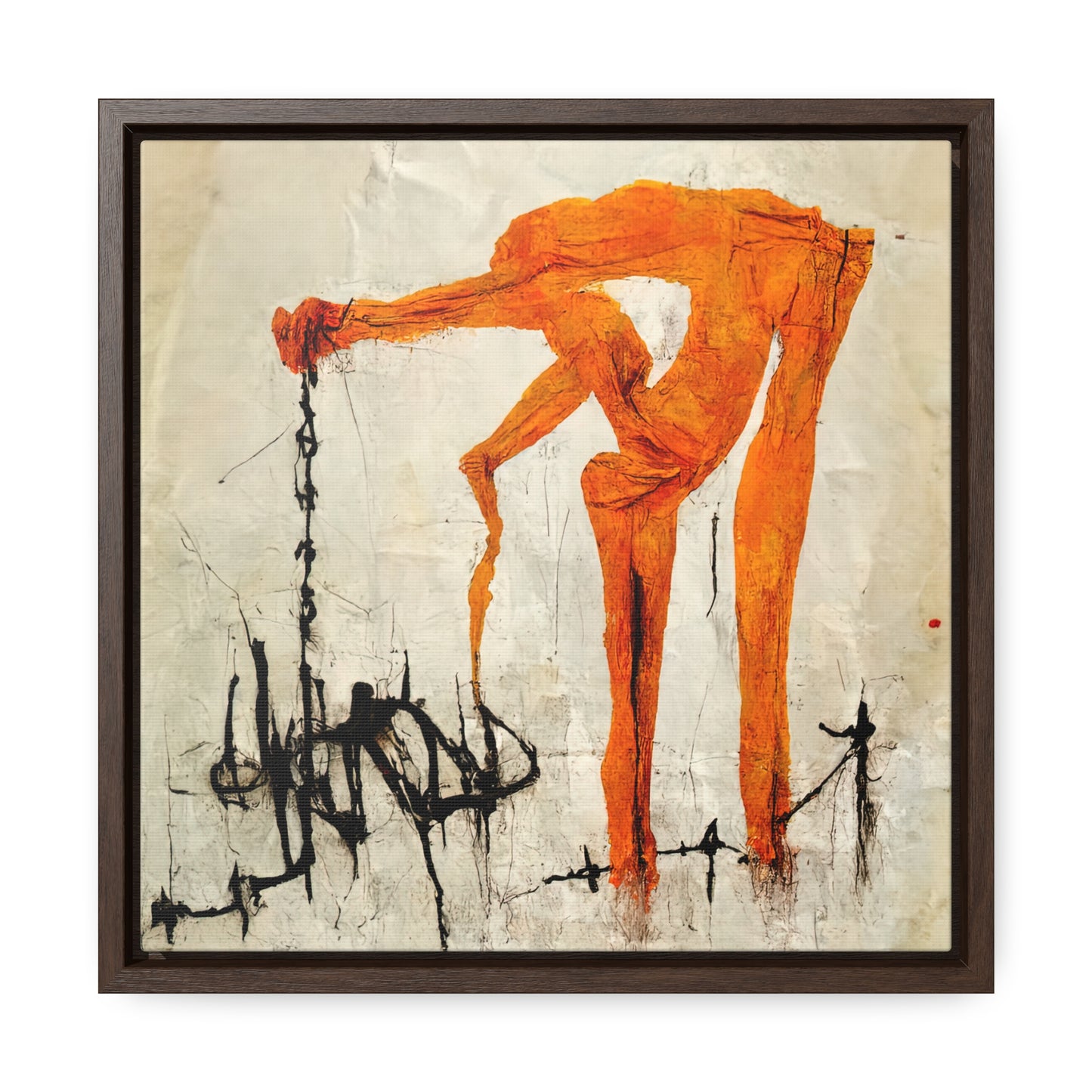 Feet and Drama 19, Valentinii, Gallery Canvas Wraps, Square Frame