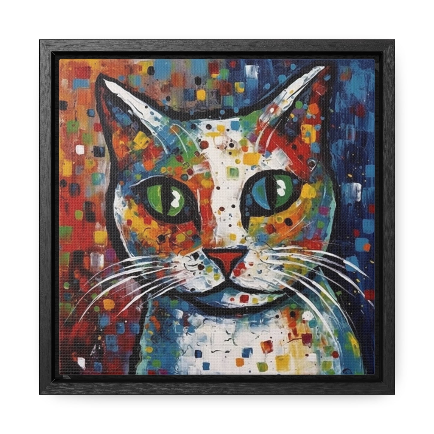 Cat 130, Gallery Canvas Wraps, Square Frame