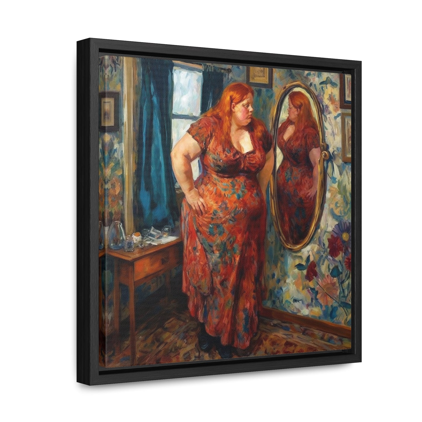 Baroque 26, Valentinii, Gallery Canvas Wraps, Square Frame