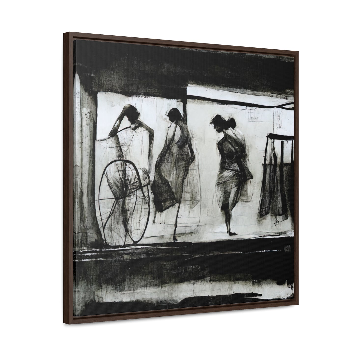 Domestic Memories 24, Valentinii, Gallery Canvas Wraps, Square Frame