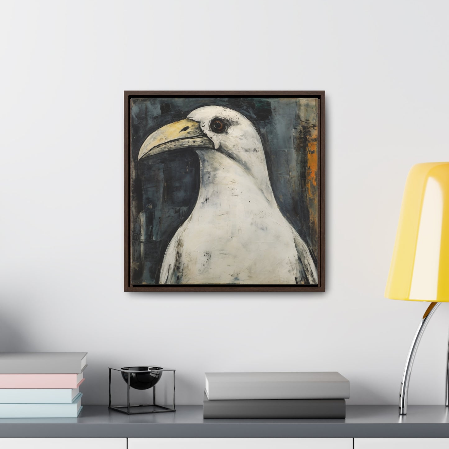 Bird 5, Gallery Canvas Wraps, Square Frame