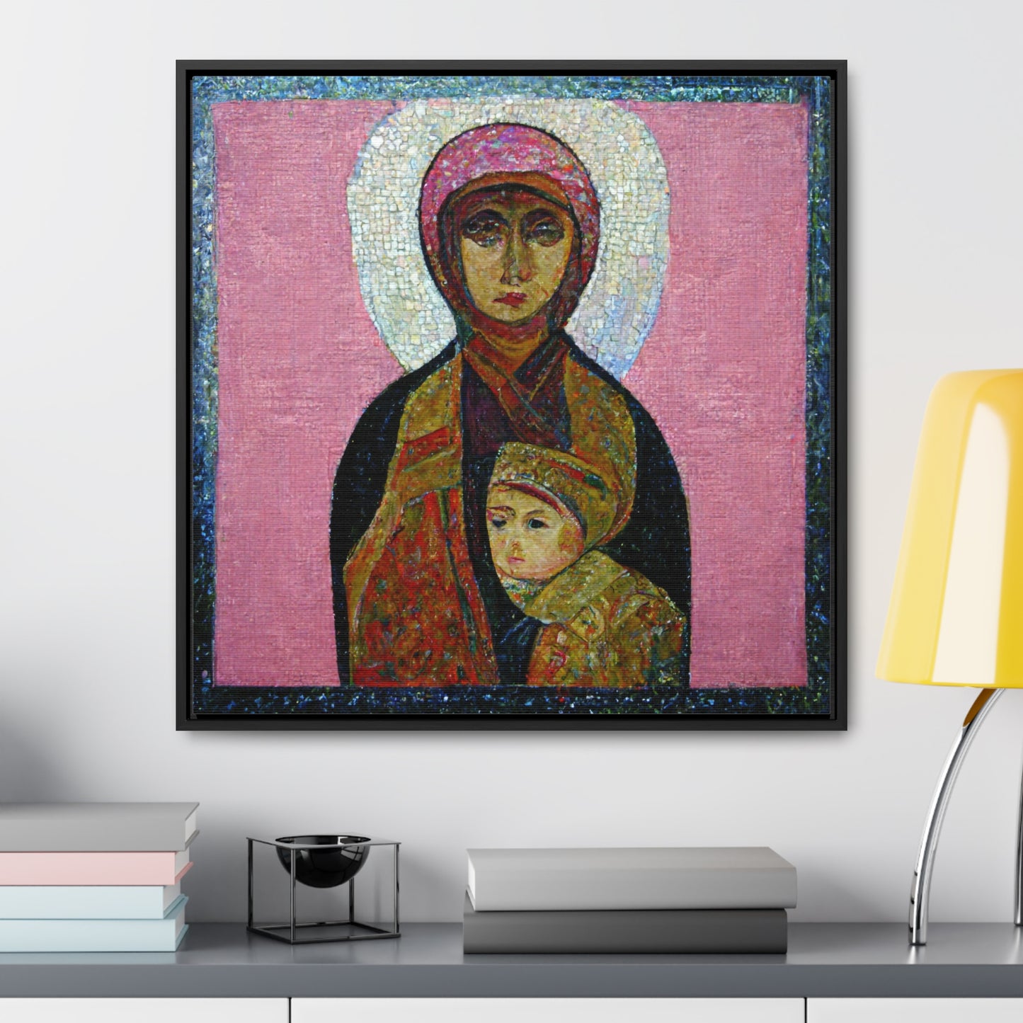 Mary and the Child 18, Valentinii, Gallery Canvas Wraps, Square Frame