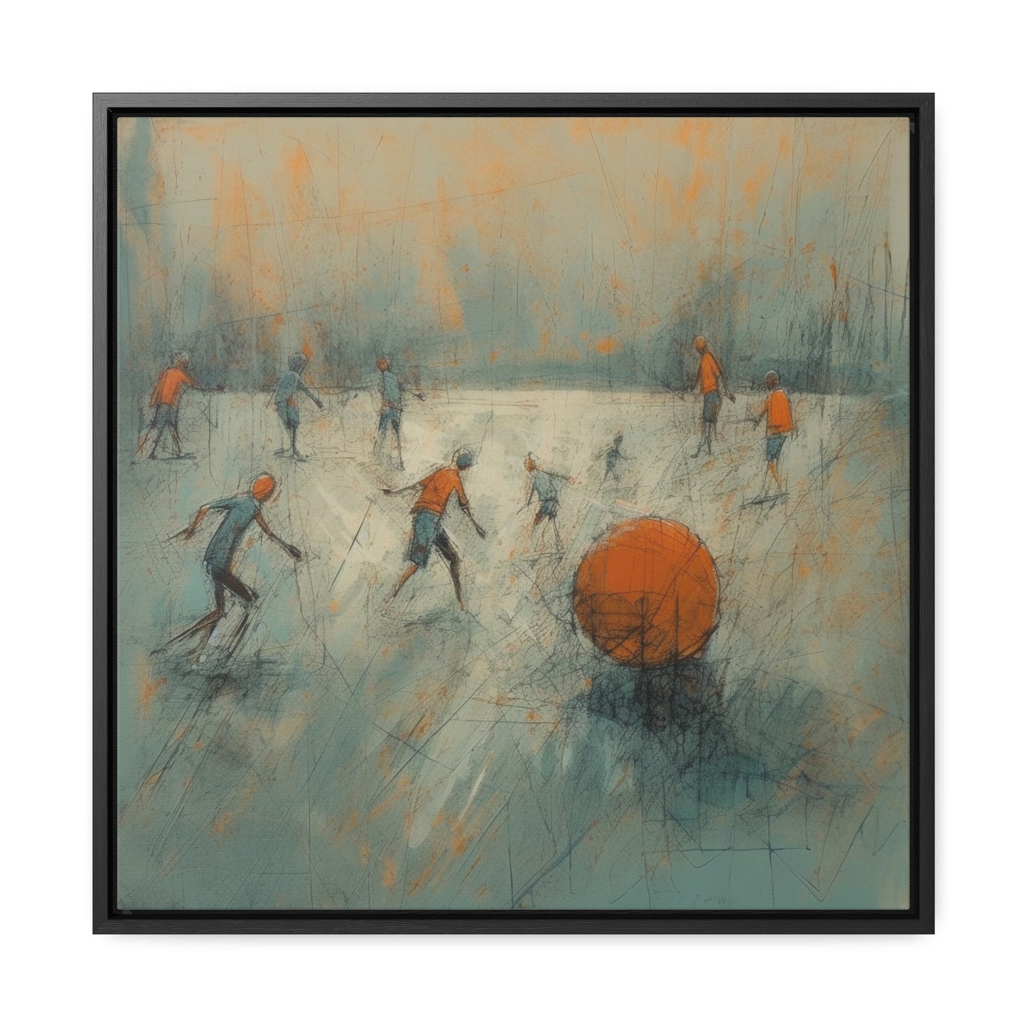 Childhood 38, Gallery Canvas Wraps, Square Frame