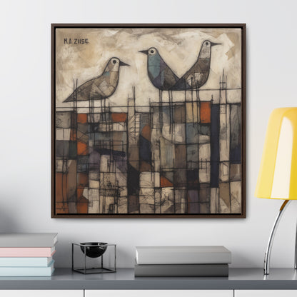 Bird 25, Gallery Canvas Wraps, Square Frame