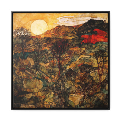 Land of the Sun 46, Valentinii, Gallery Canvas Wraps, Square Frame