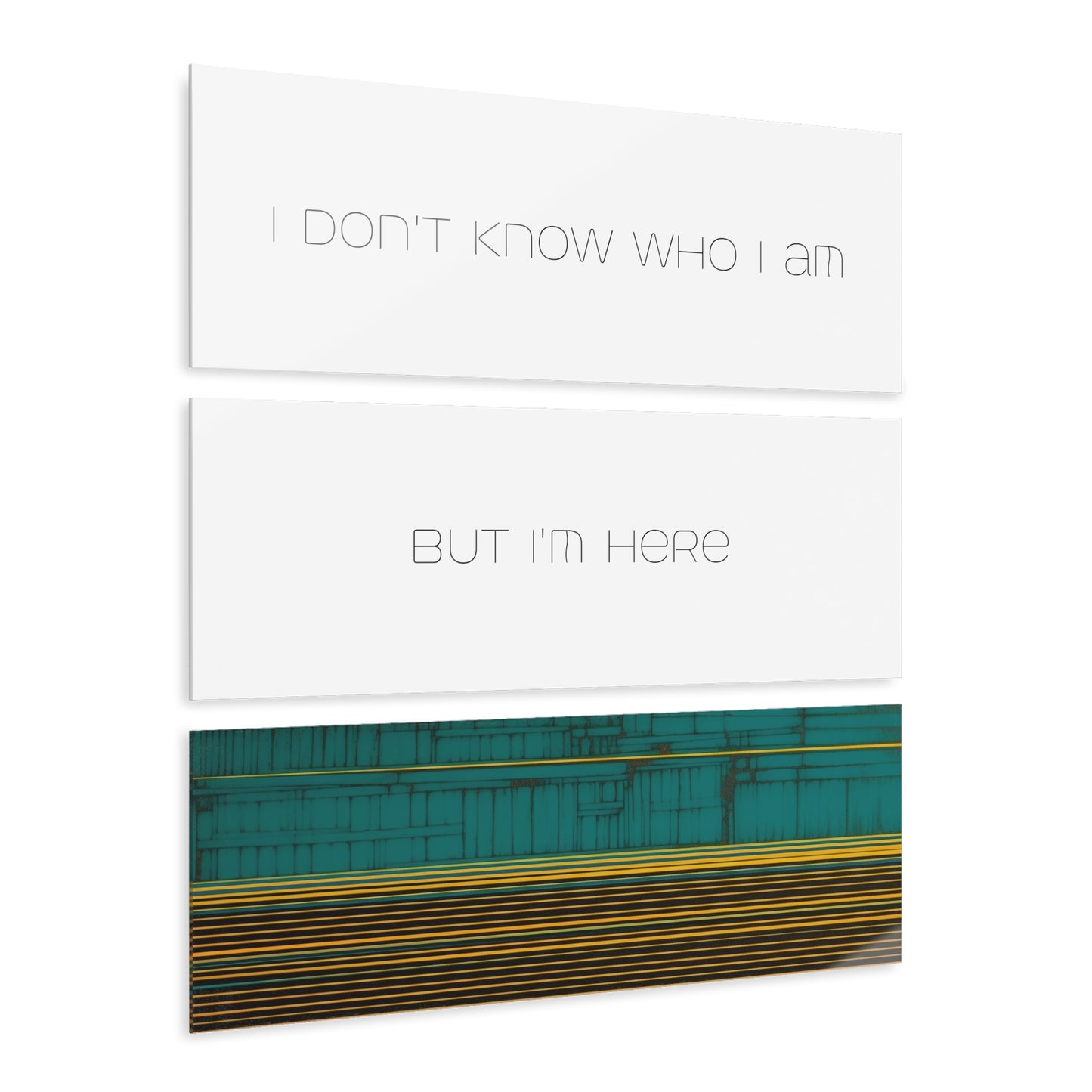 I don't know who I am, Prints (Triptych)