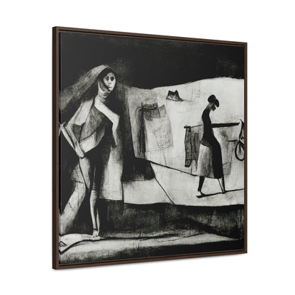 Domestic Memories 40, Valentinii, Gallery Canvas Wraps, Square Frame