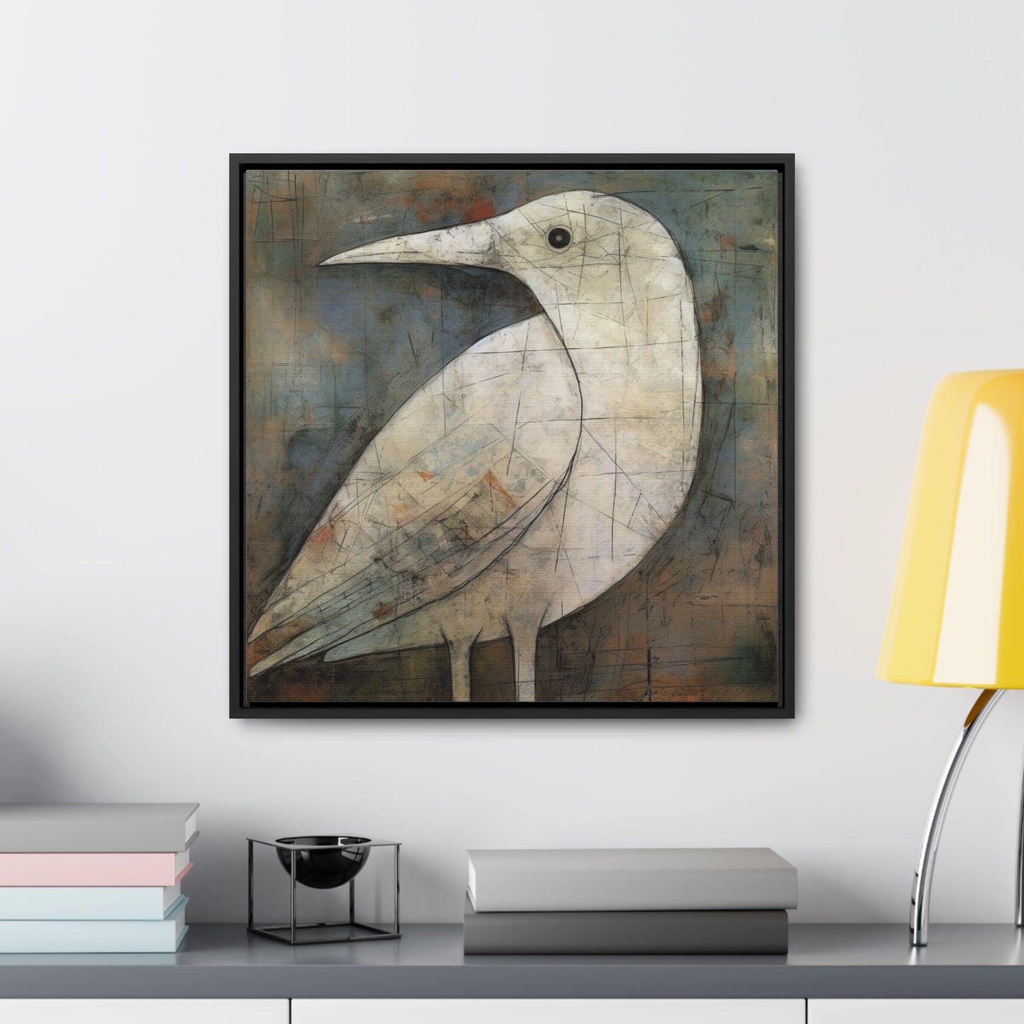 Bird 9, Gallery Canvas Wraps, Square Frame