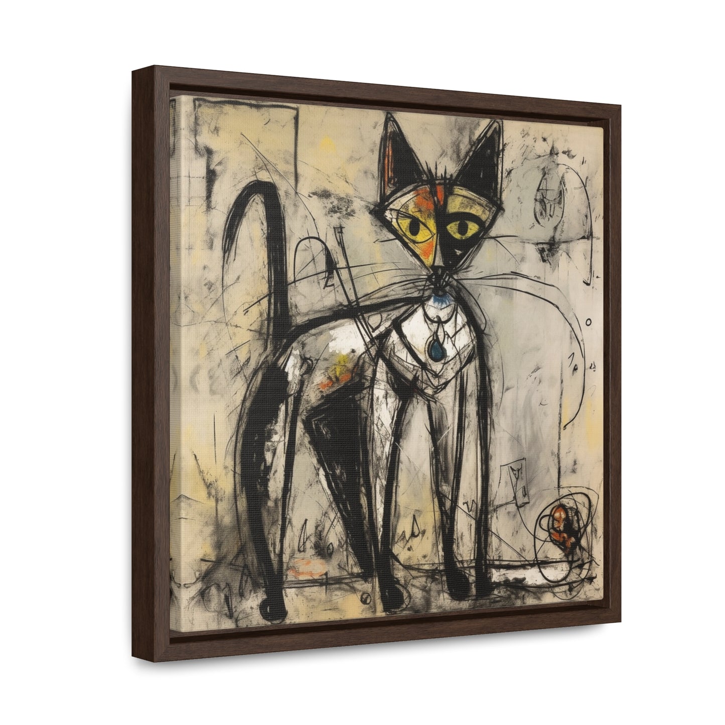 Cat 51, Gallery Canvas Wraps, Square Frame