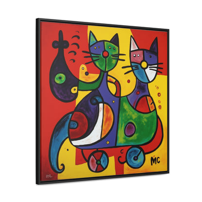 Cat 151, Gallery Canvas Wraps, Square Frame