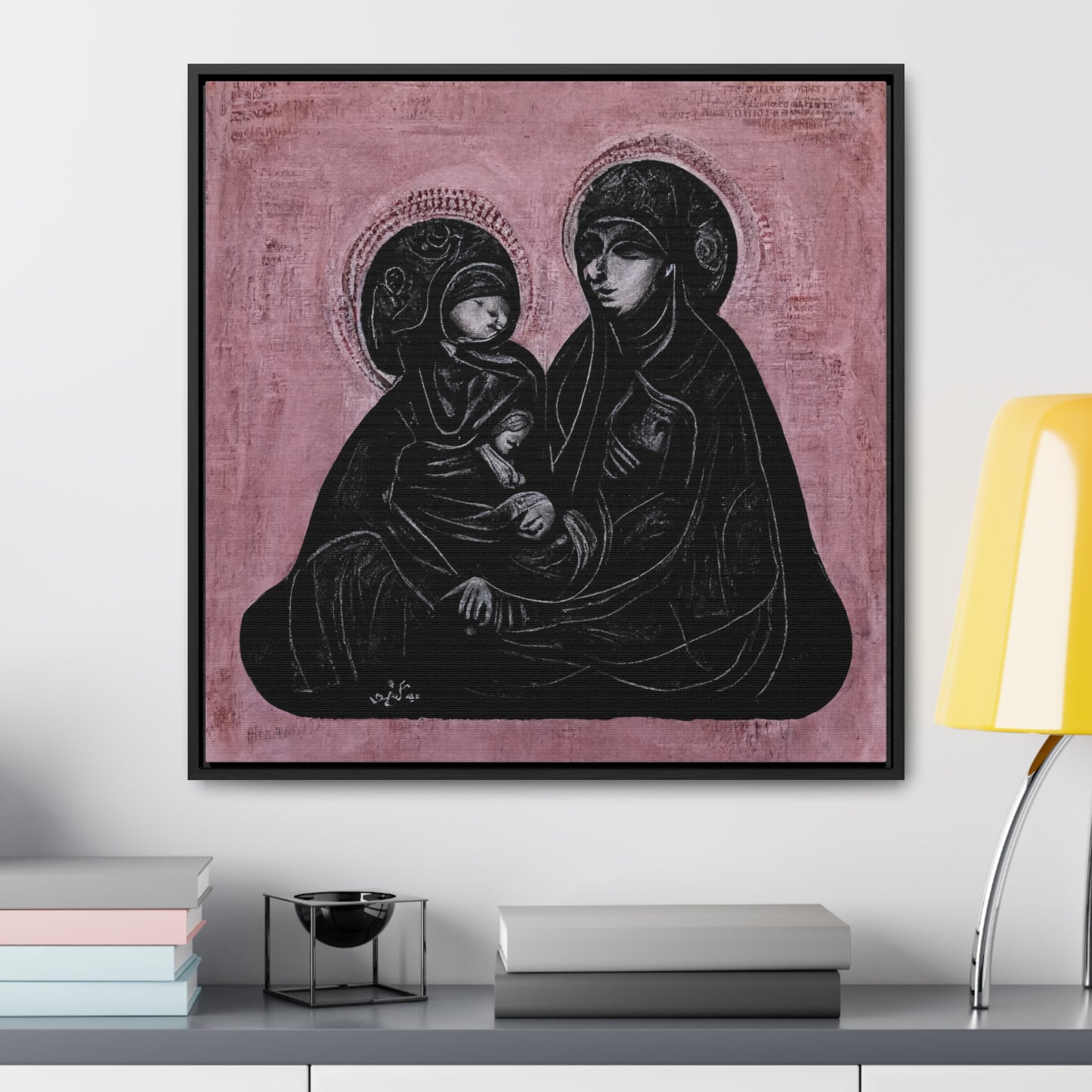 Mary and the Child 7, Valentinii, Gallery Canvas Wraps, Square Frame