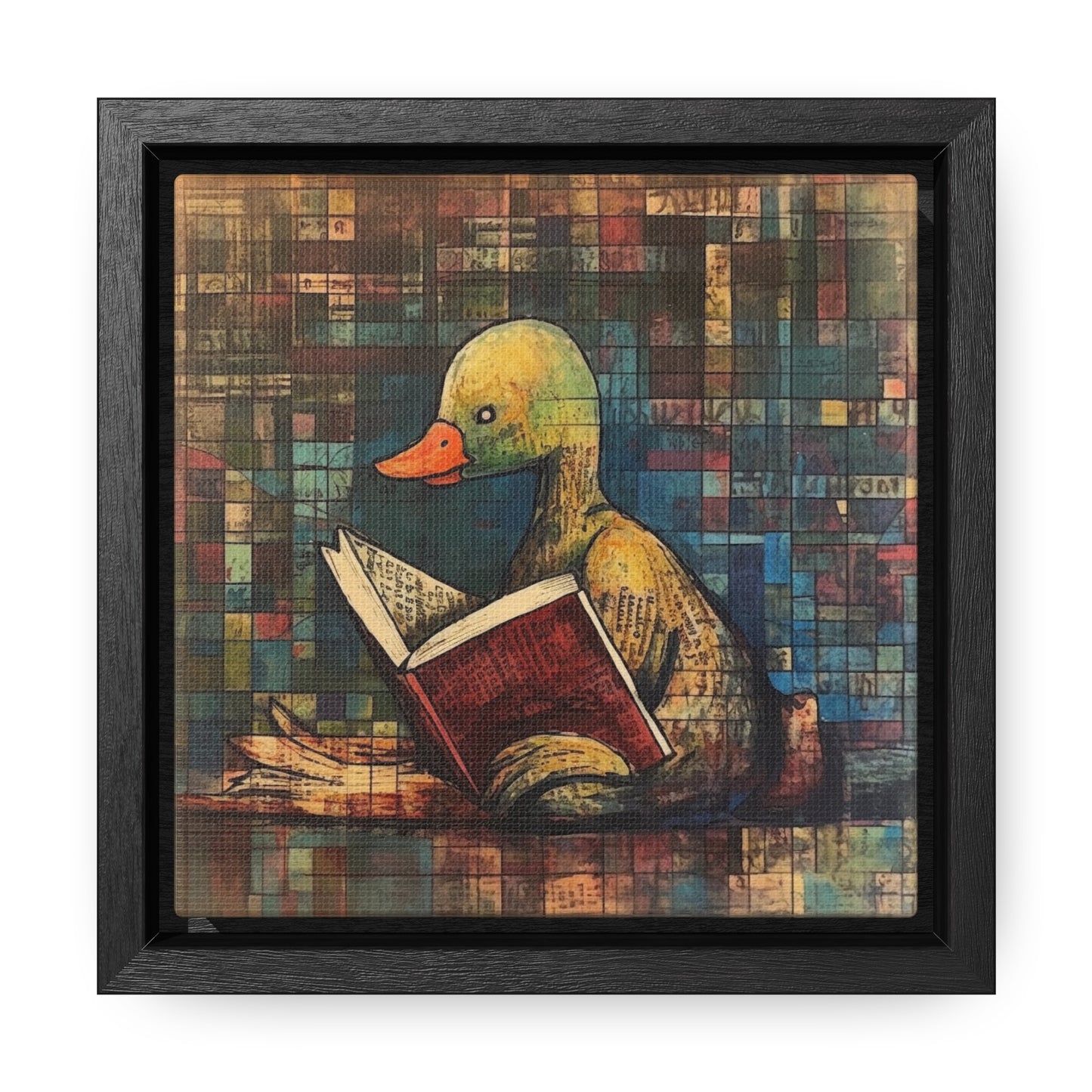 Duck 4, Gallery Canvas Wraps, Square Frame