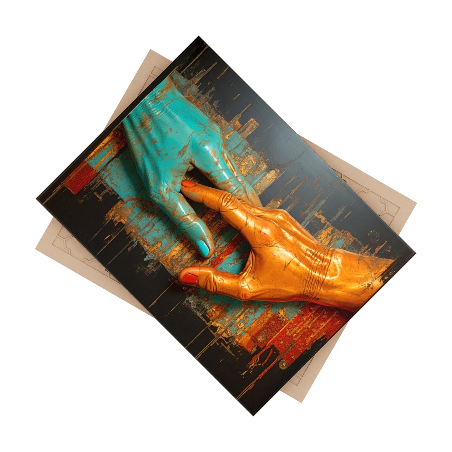 Hands 77, Ceramic Photo Tile