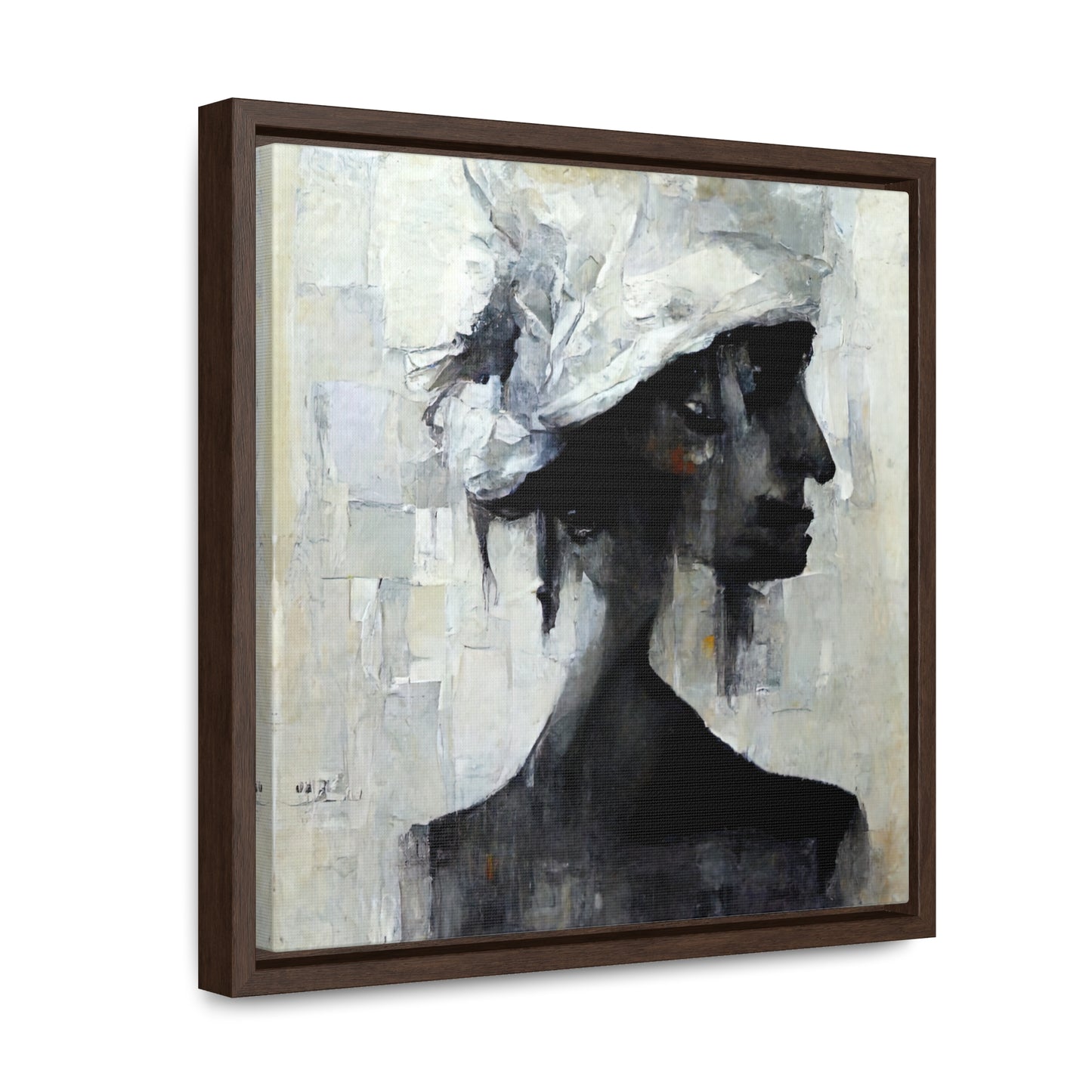 Forgotten face 4, Valentinii, Gallery Canvas Wraps, Square Frame