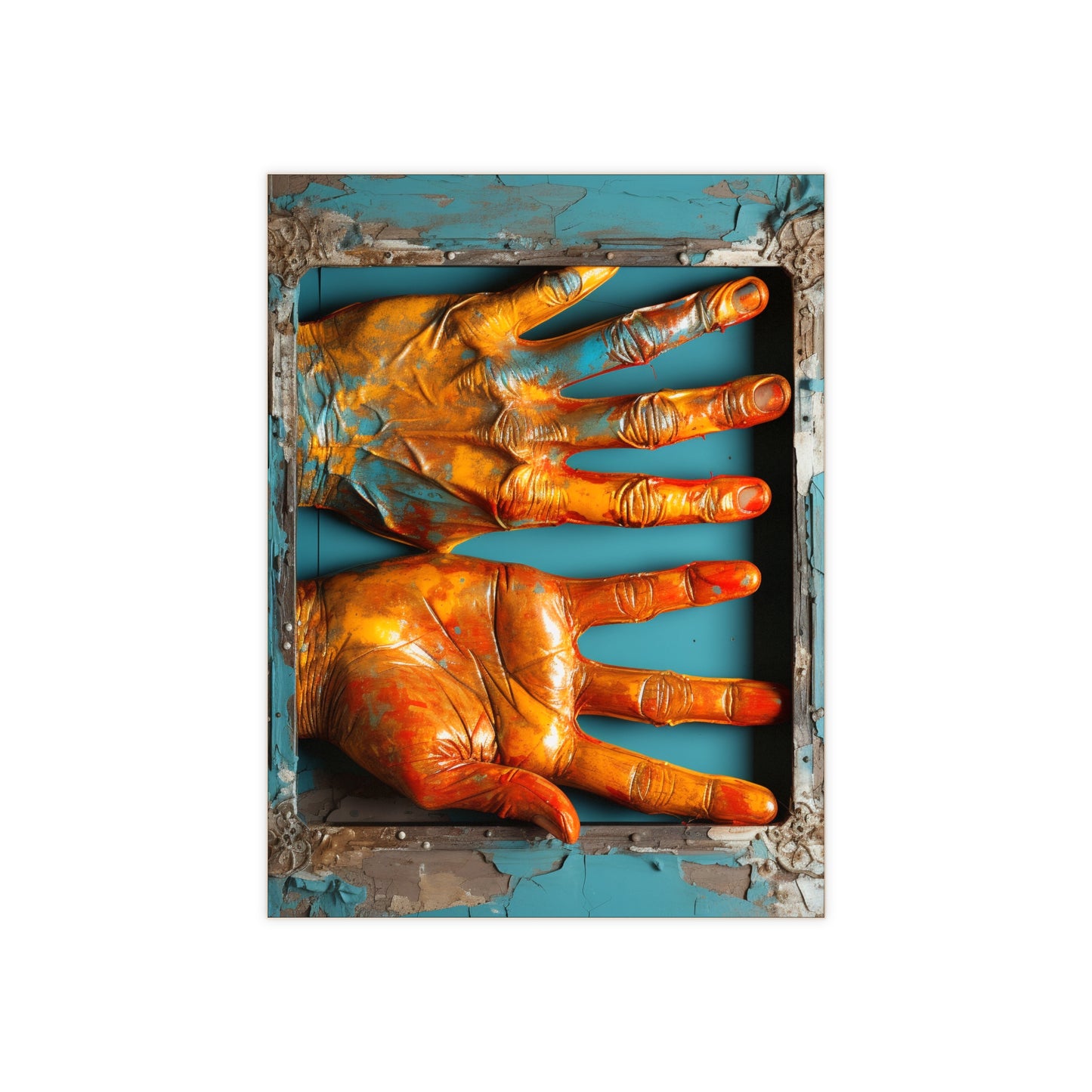 Hands 107, Ceramic Photo Tile