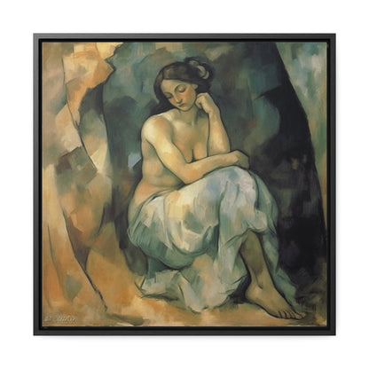 Women 2, Valentinii, Gallery Canvas Wraps, Square Frame